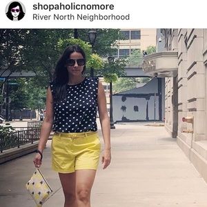 Loft navy hearts tank top. Medium.